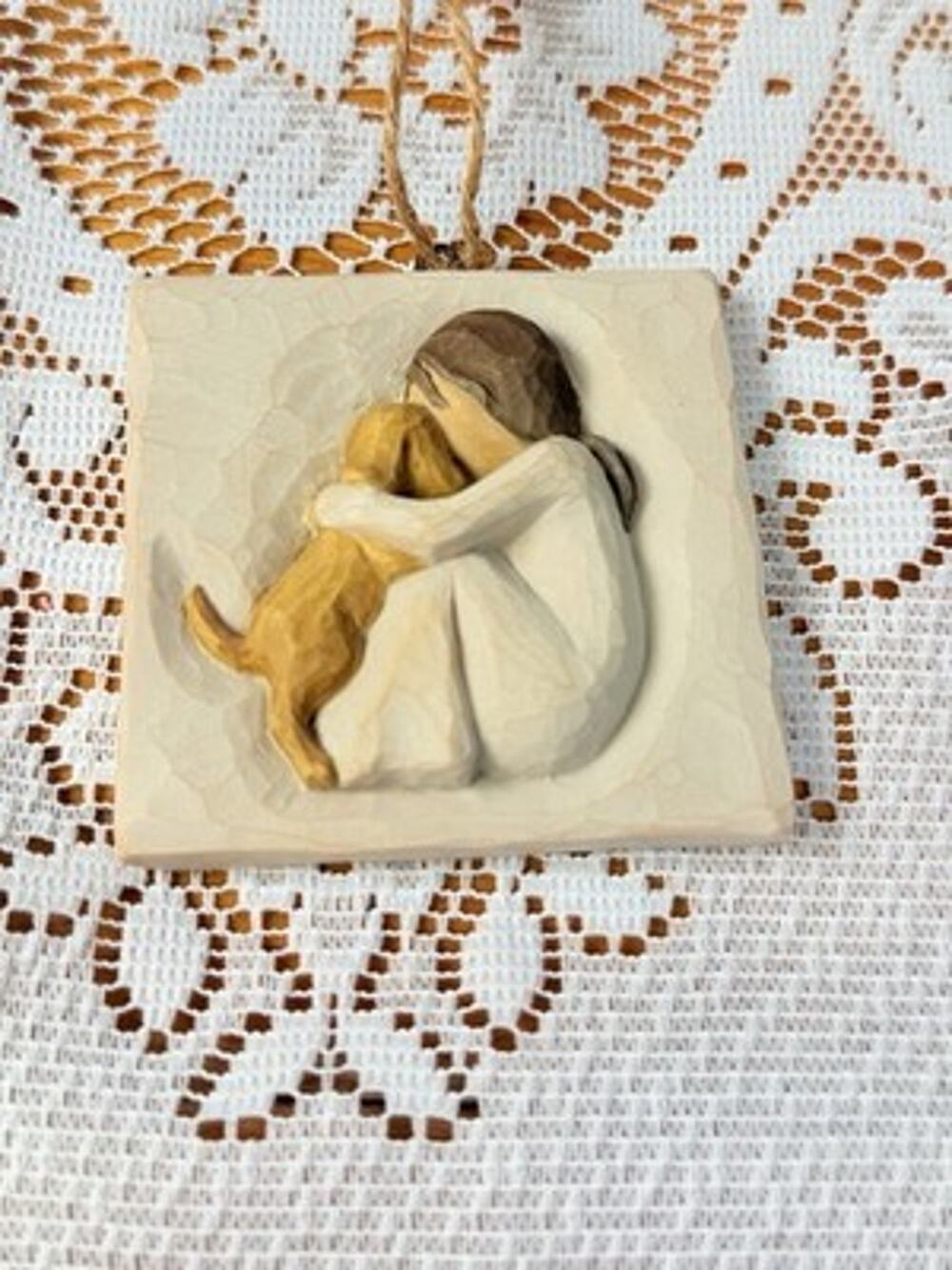Willow Tree True Ornament “Truly a Friend” Susan Lordi 2003 w/ Box